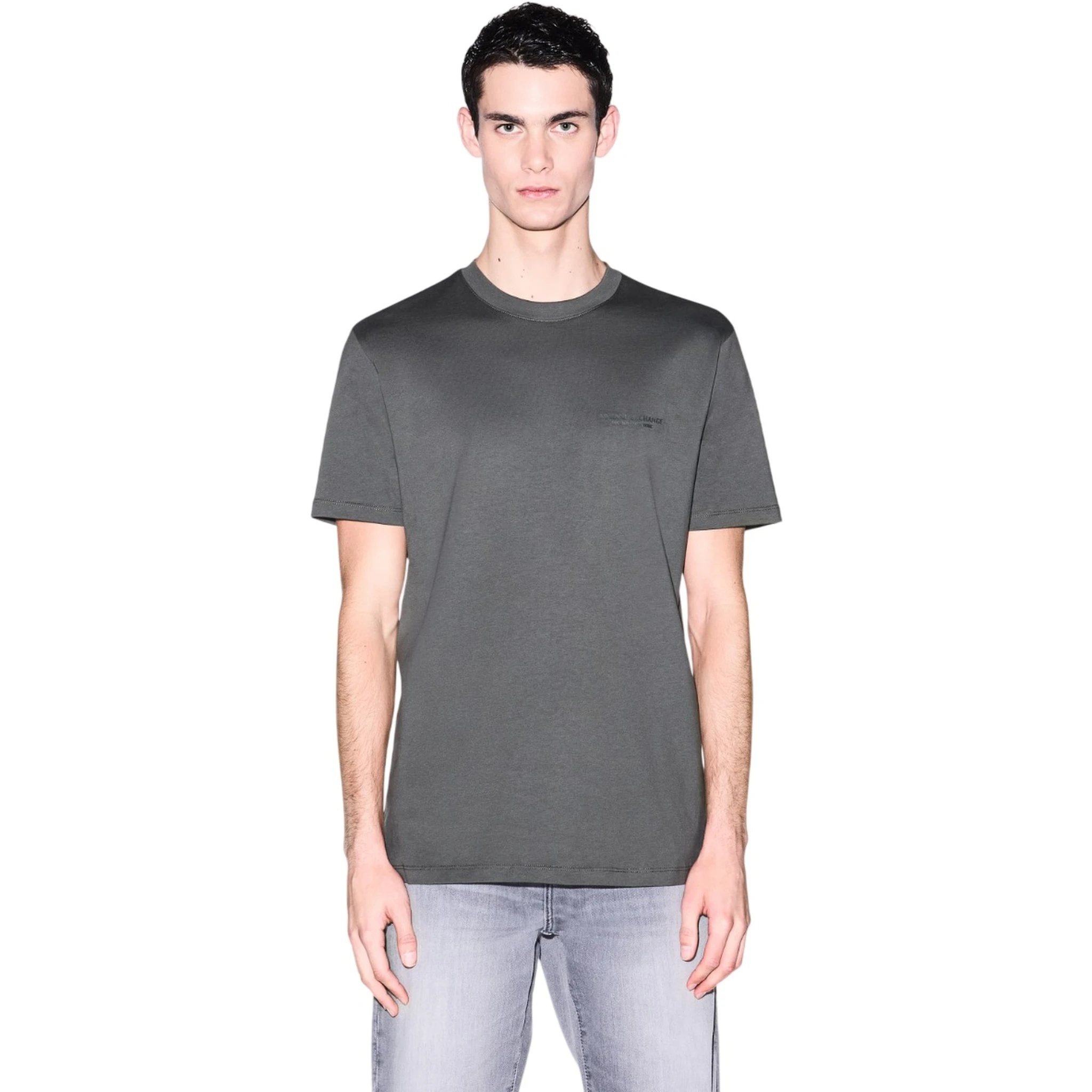 ARMANI EXCHANGE T-shirts and Polos Grey