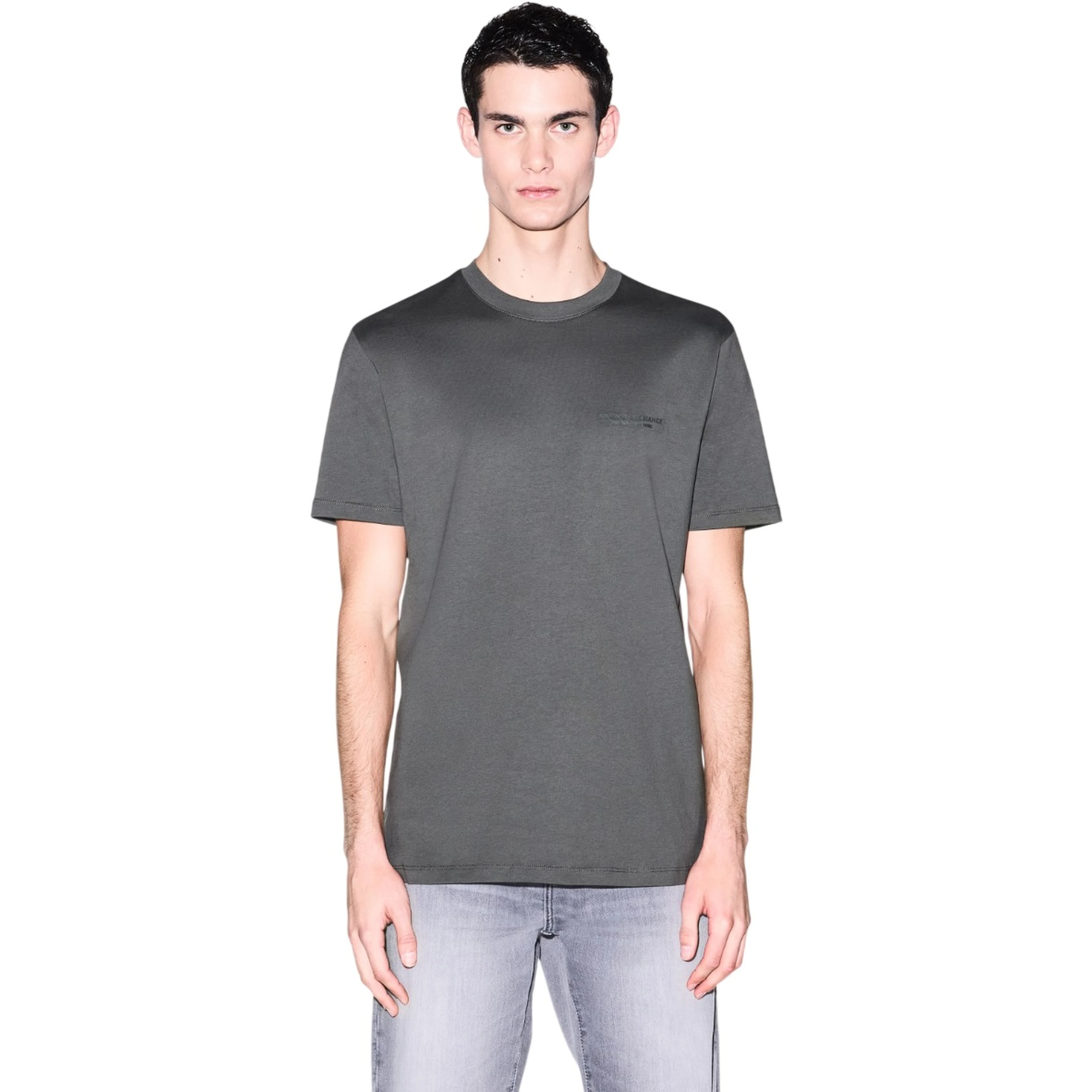 ARMANI EXCHANGE T-shirts and Polos Grey