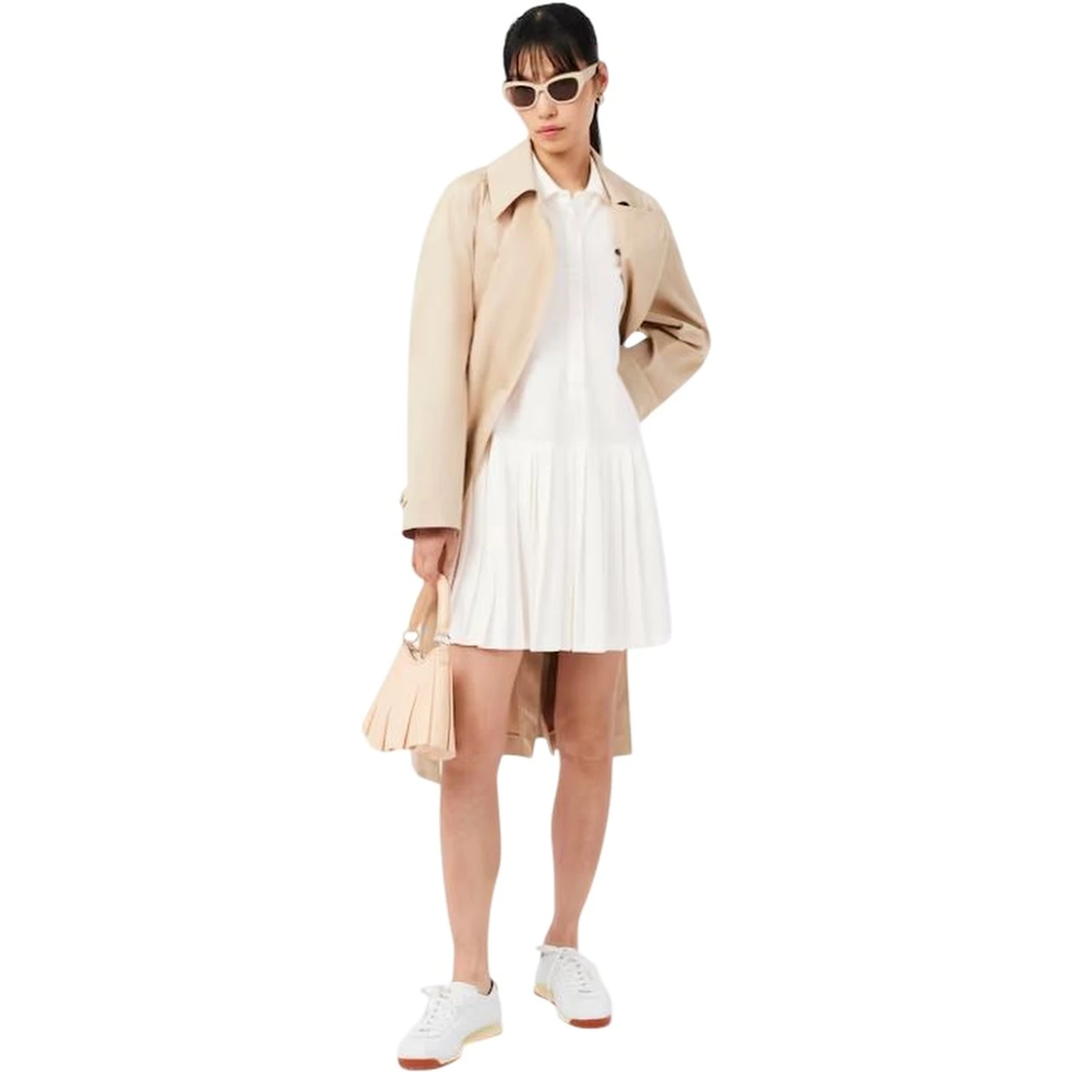 Lacoste Dresses Cream