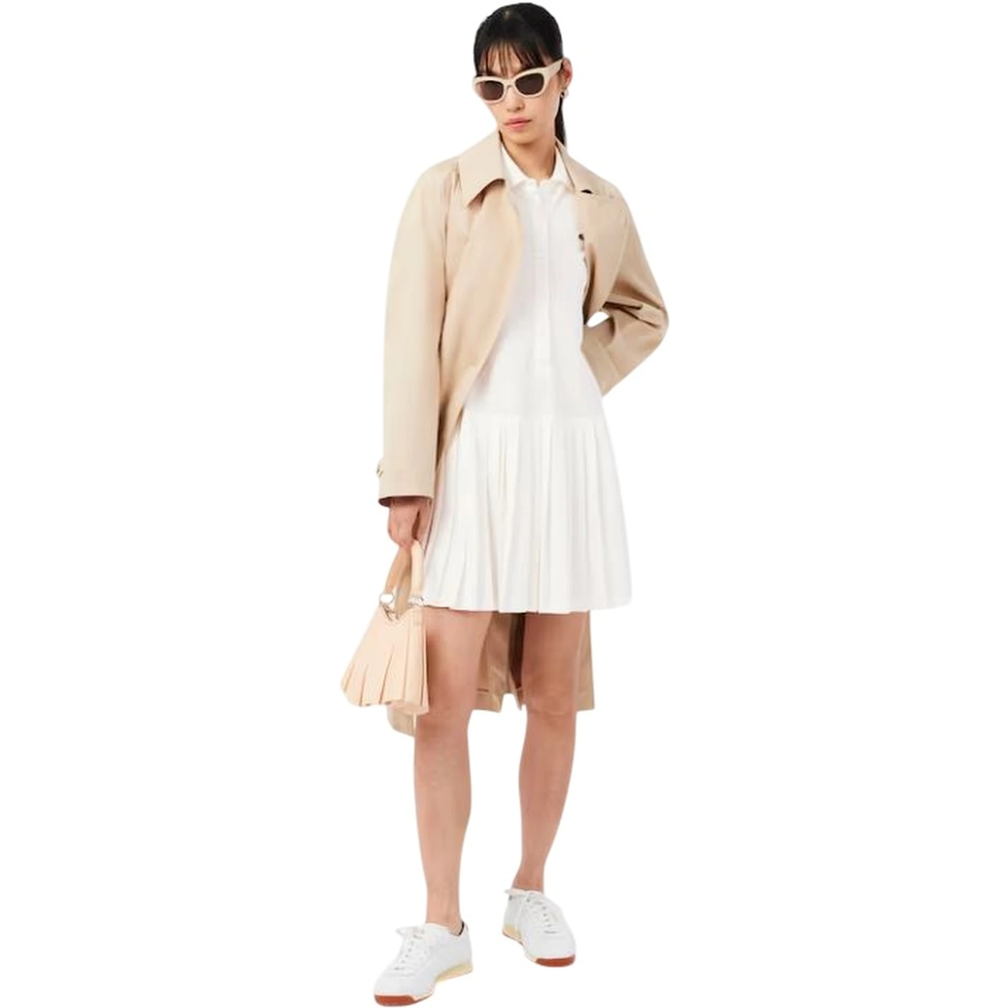 Lacoste Dresses Cream