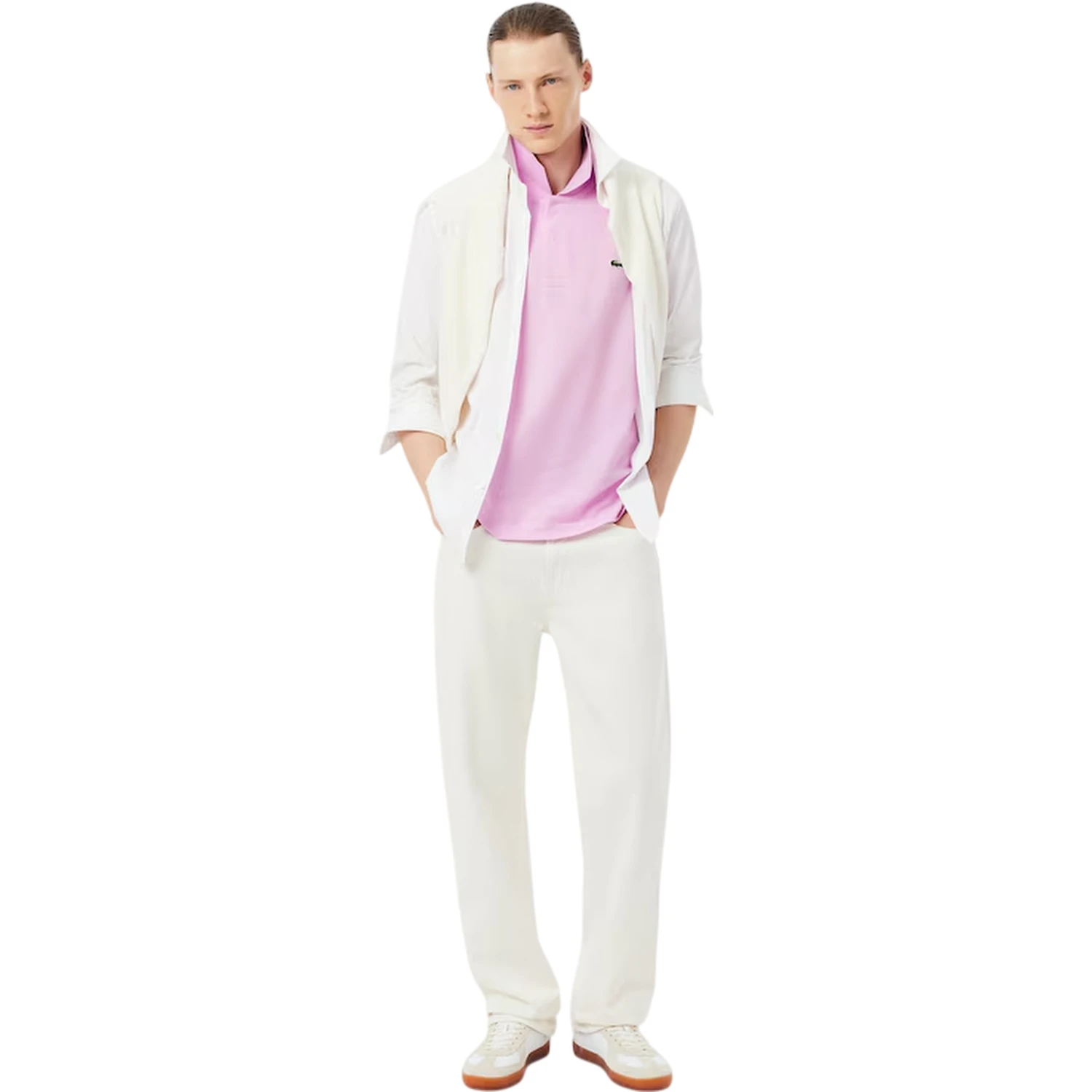 Lacoste T-shirts and Polos Pink