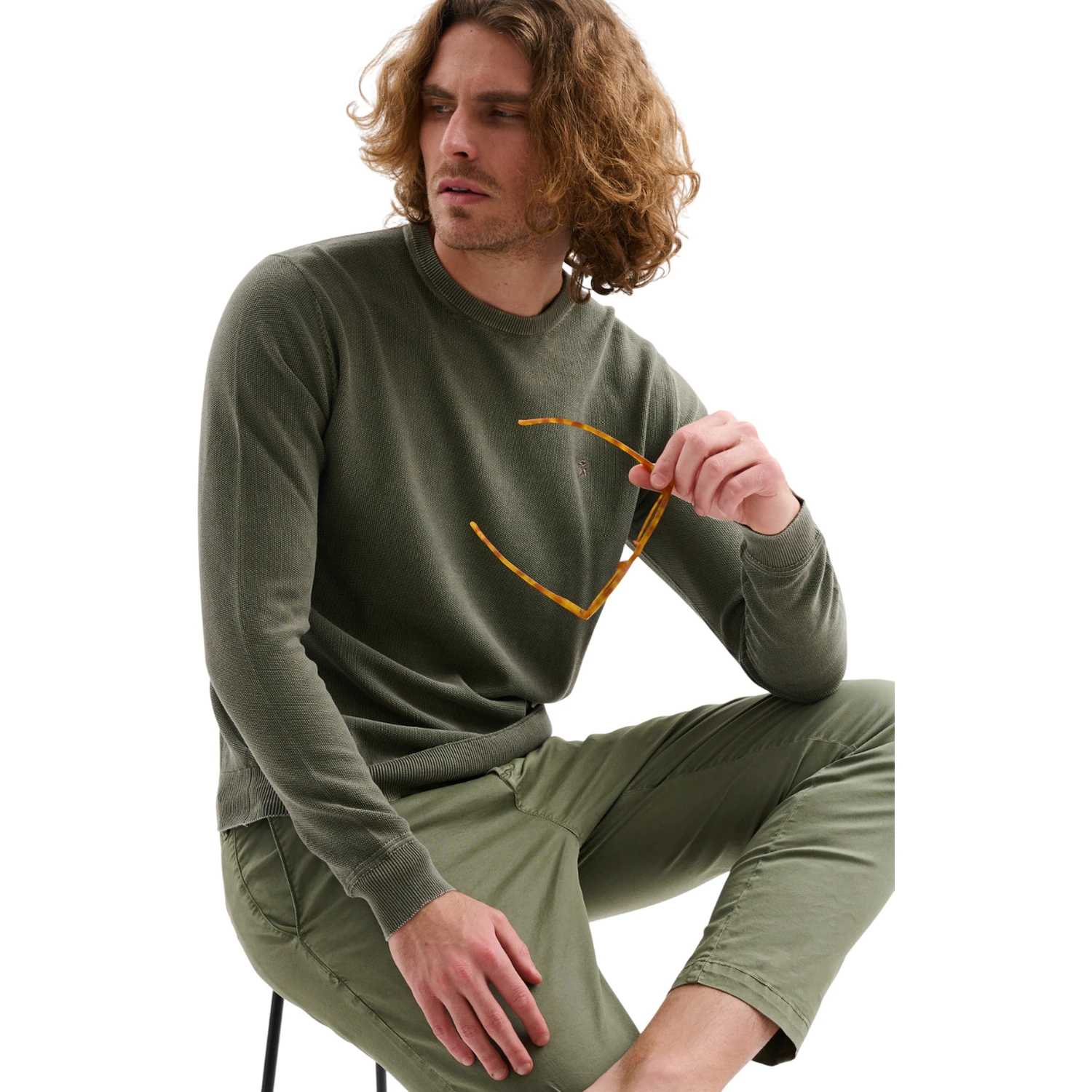 Jaggy Sweaters Green