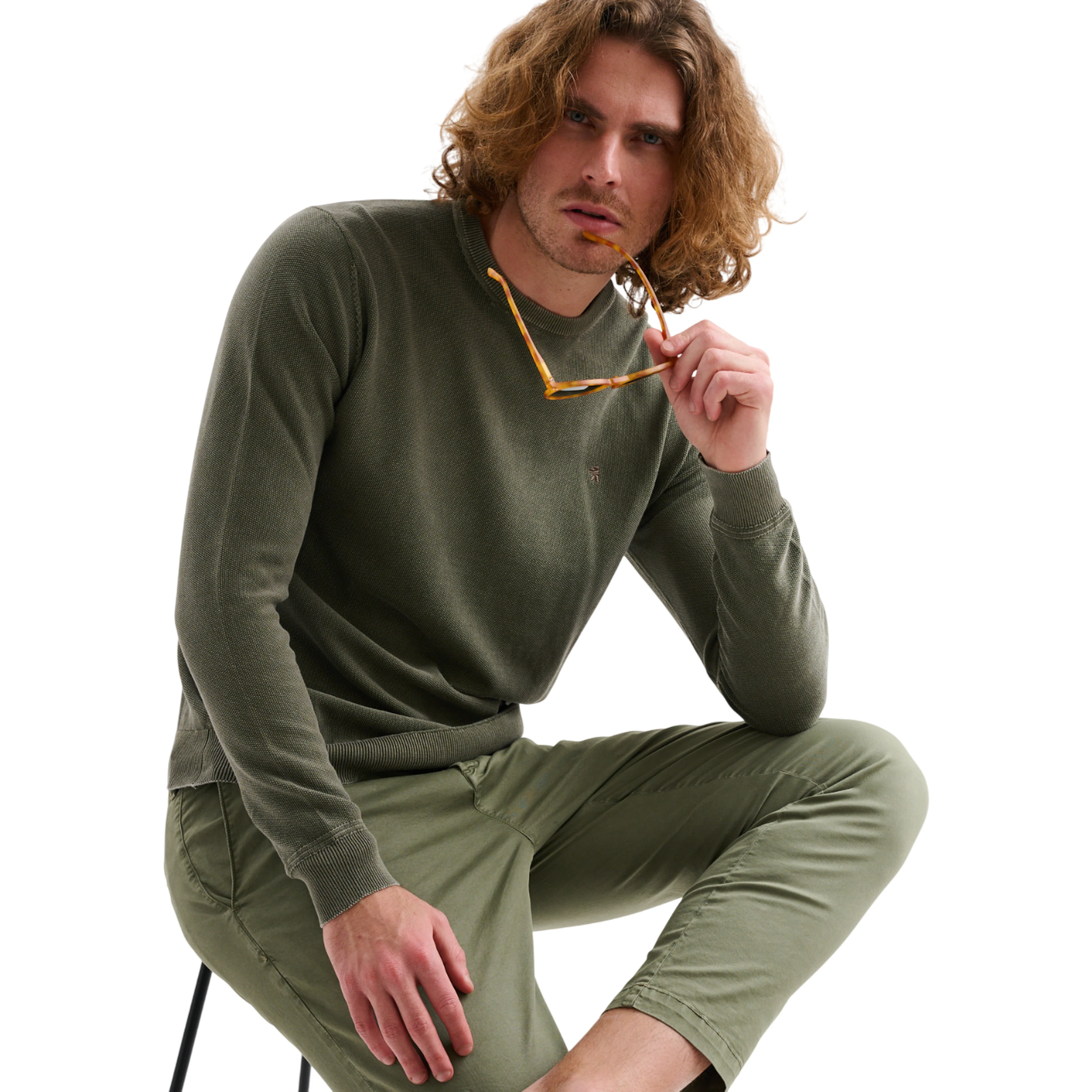 Jaggy Sweaters Green
