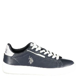 Blue Polyurethane Women's Sneaker