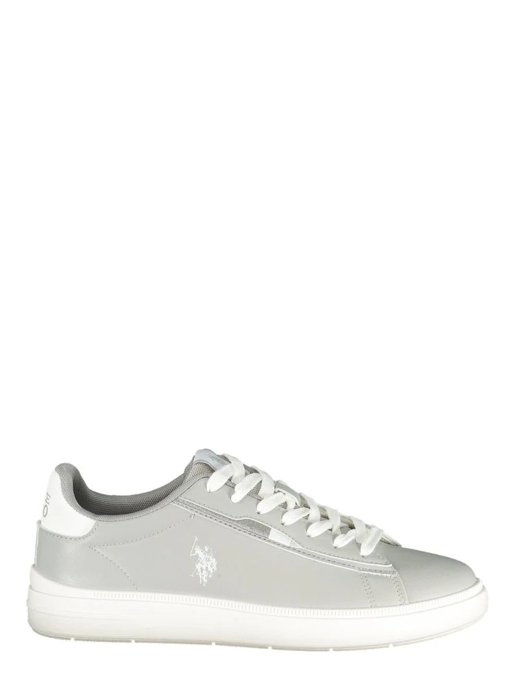 Gray Polyester Men's Sneaker
