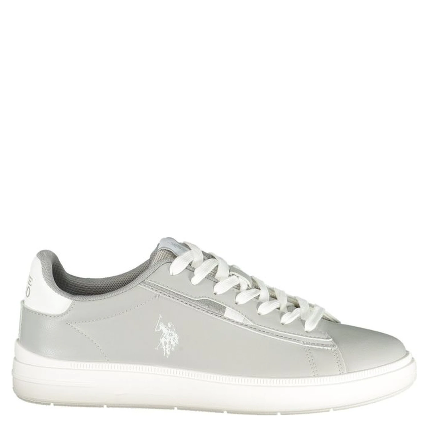 Gray Polyester Men's Sneaker