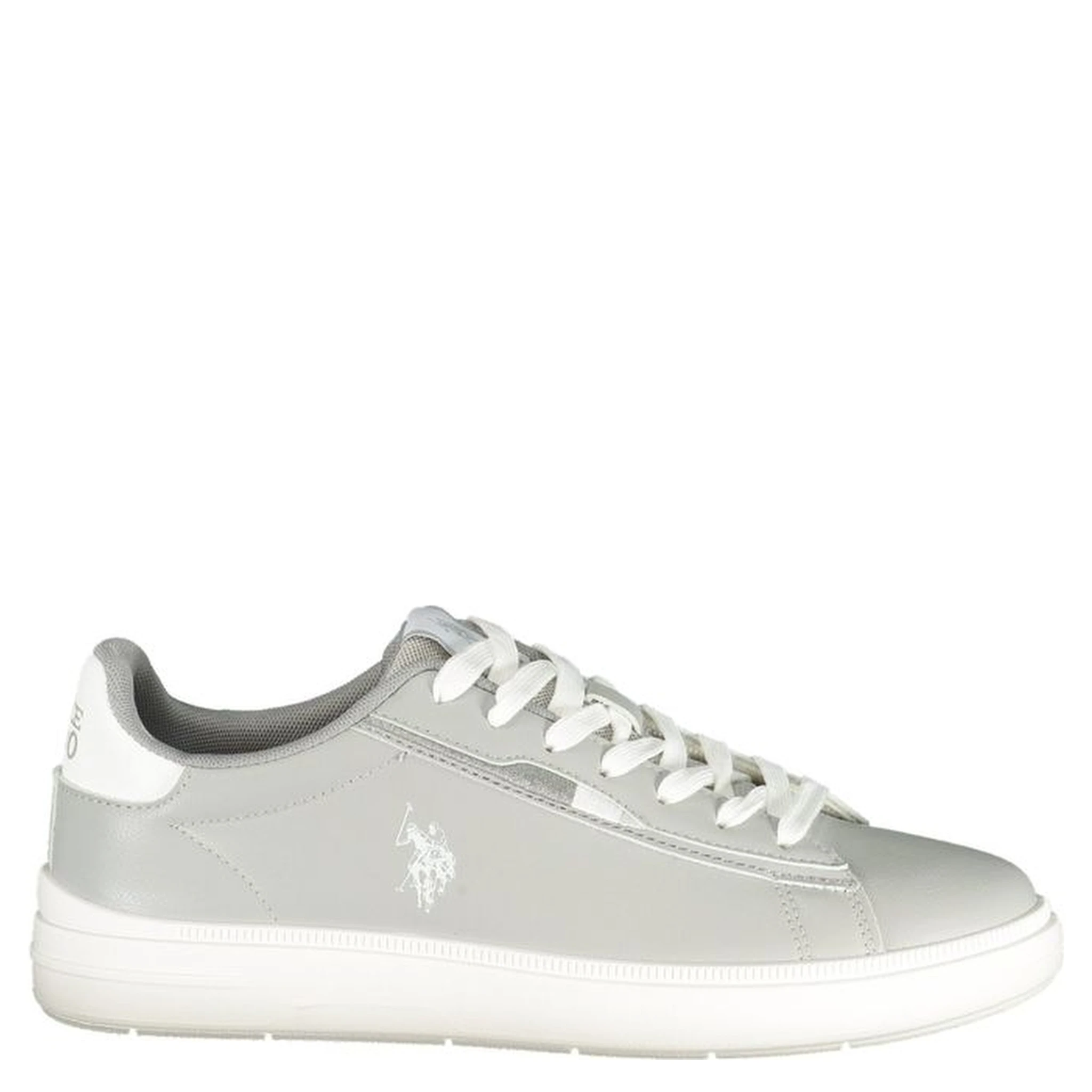 Gray Polyester Men's Sneaker