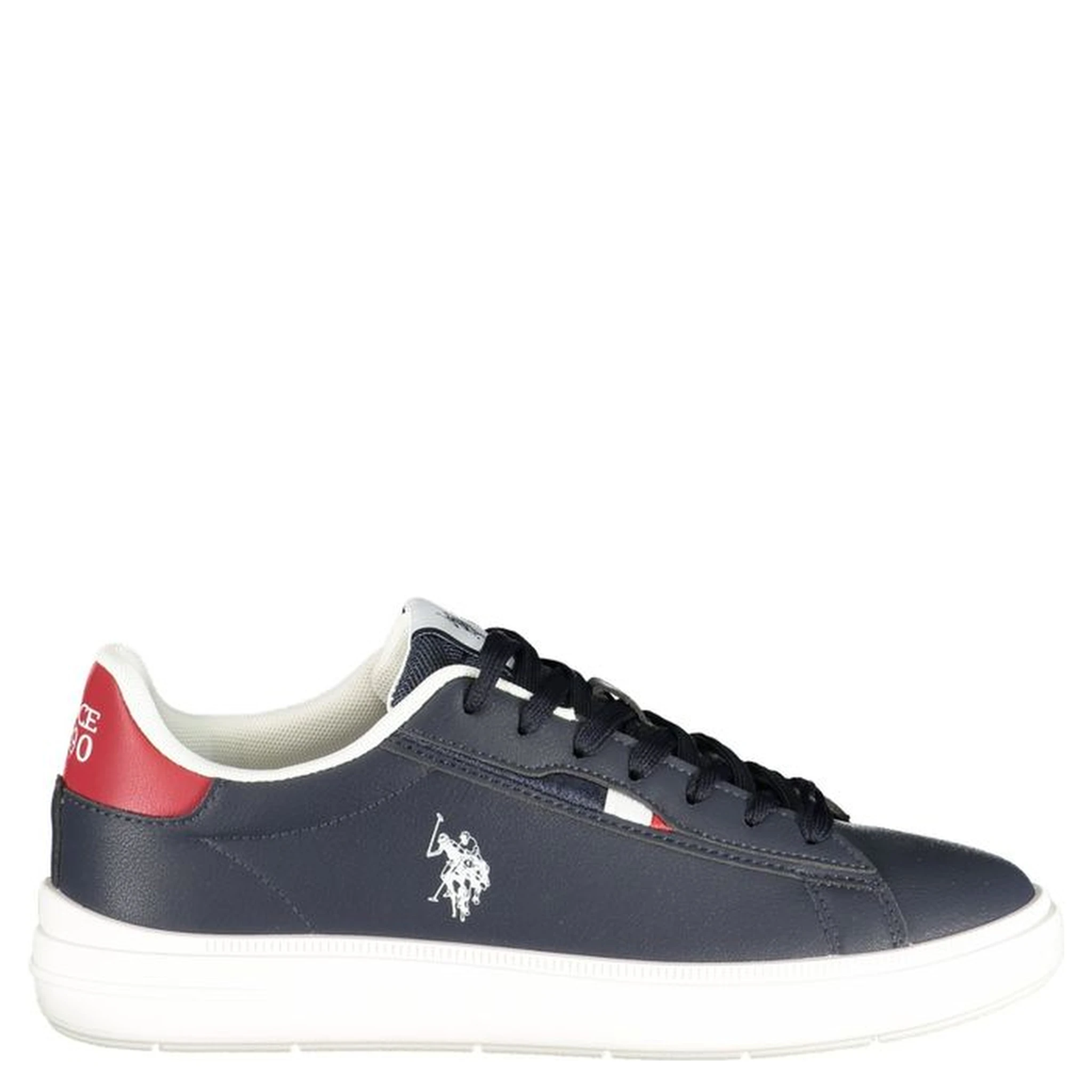 Blue Polyester Men's Sneaker