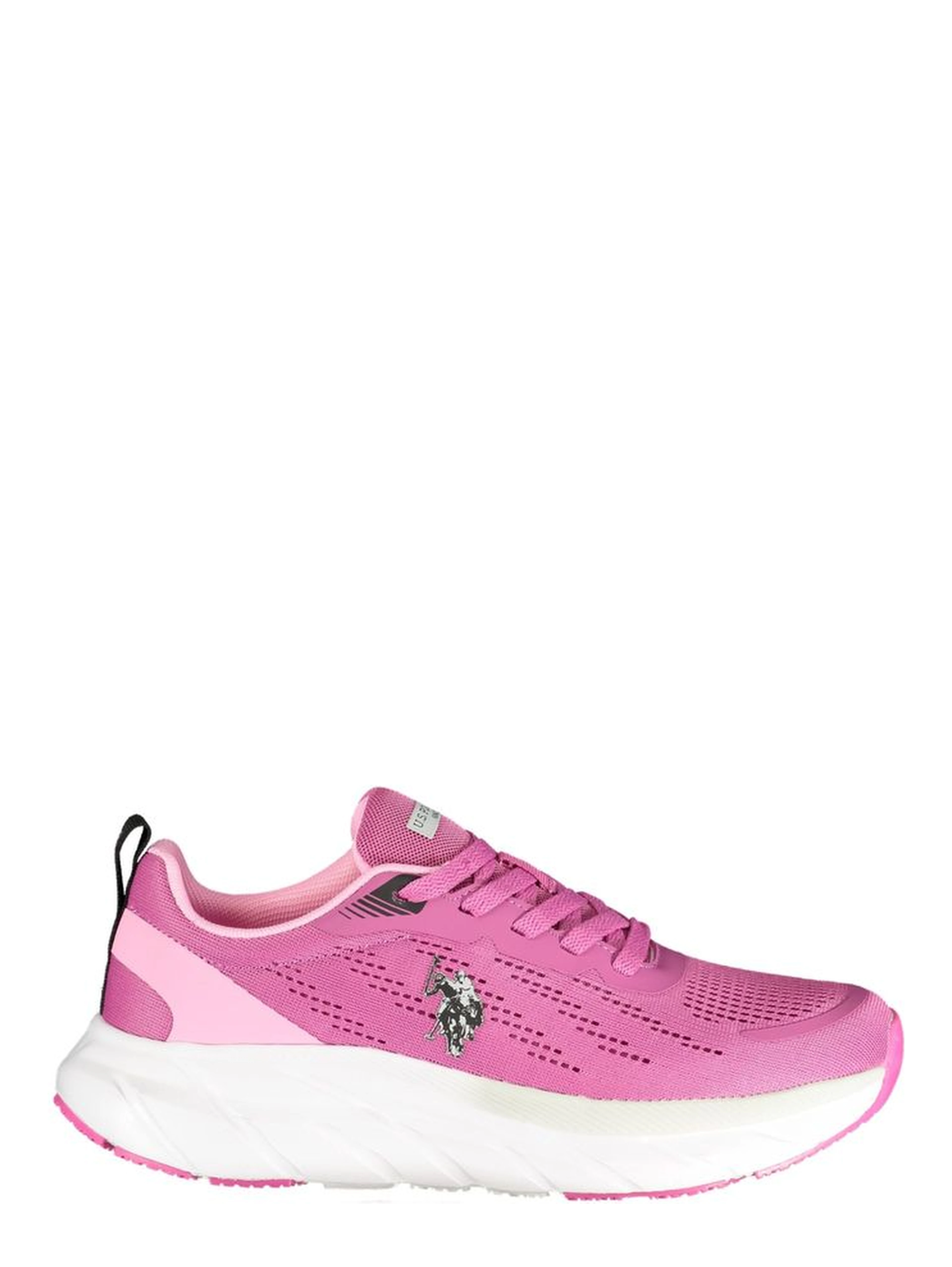 Pink Polyurethane Women Sneaker