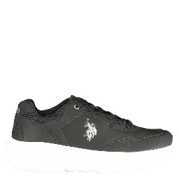 Black Polyurethane Women's Sneaker