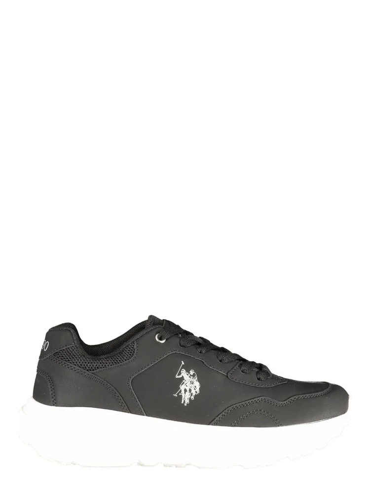 Black Polyurethane Women's Sneaker