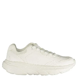 White Polyurethane Women's Sneaker