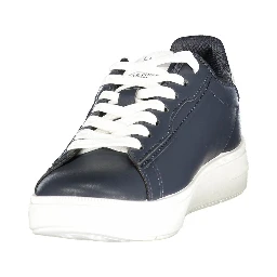 Blue Polyurethane Women's Sneaker