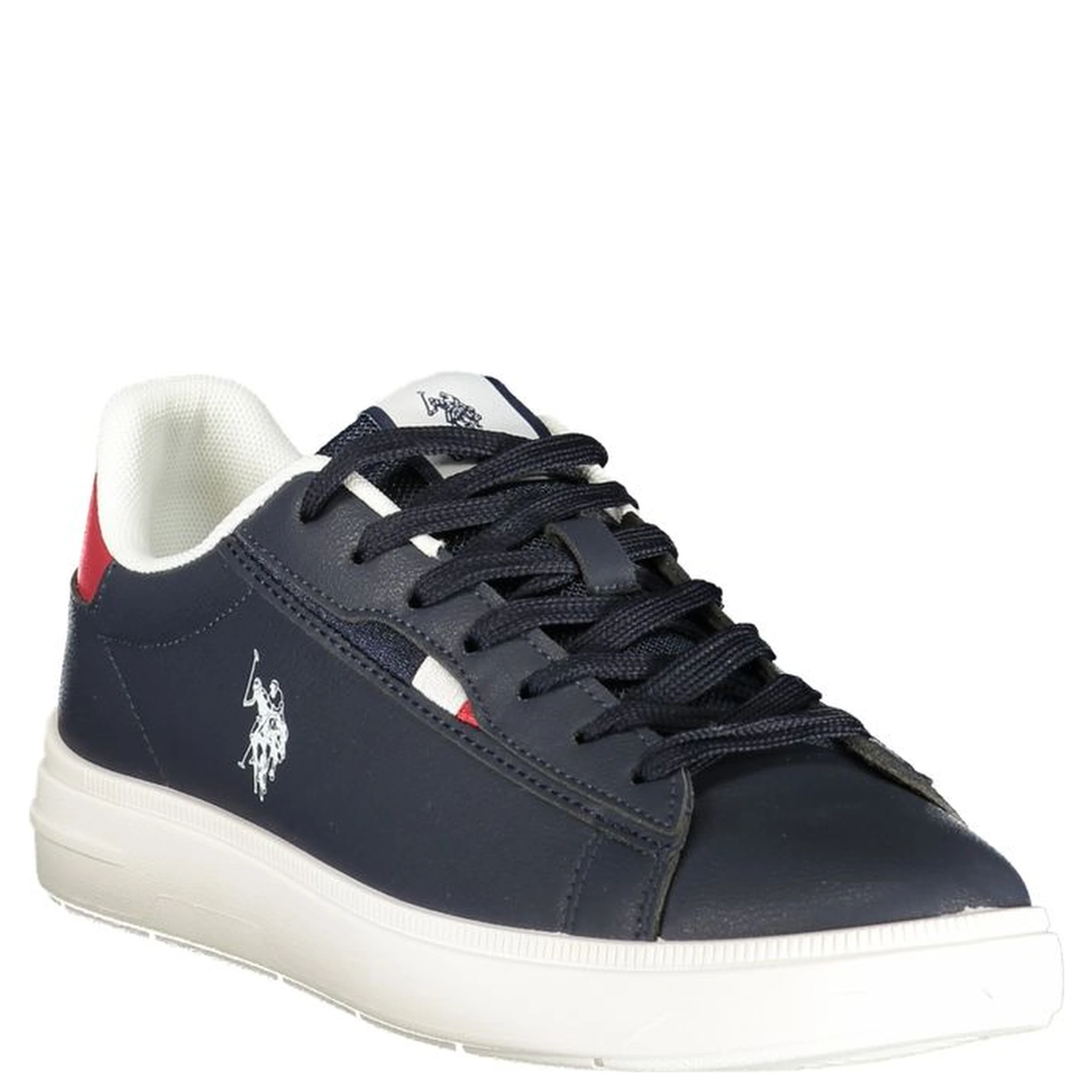 Blue Polyester Men's Sneaker