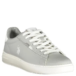 Gray Polyester Men's Sneaker