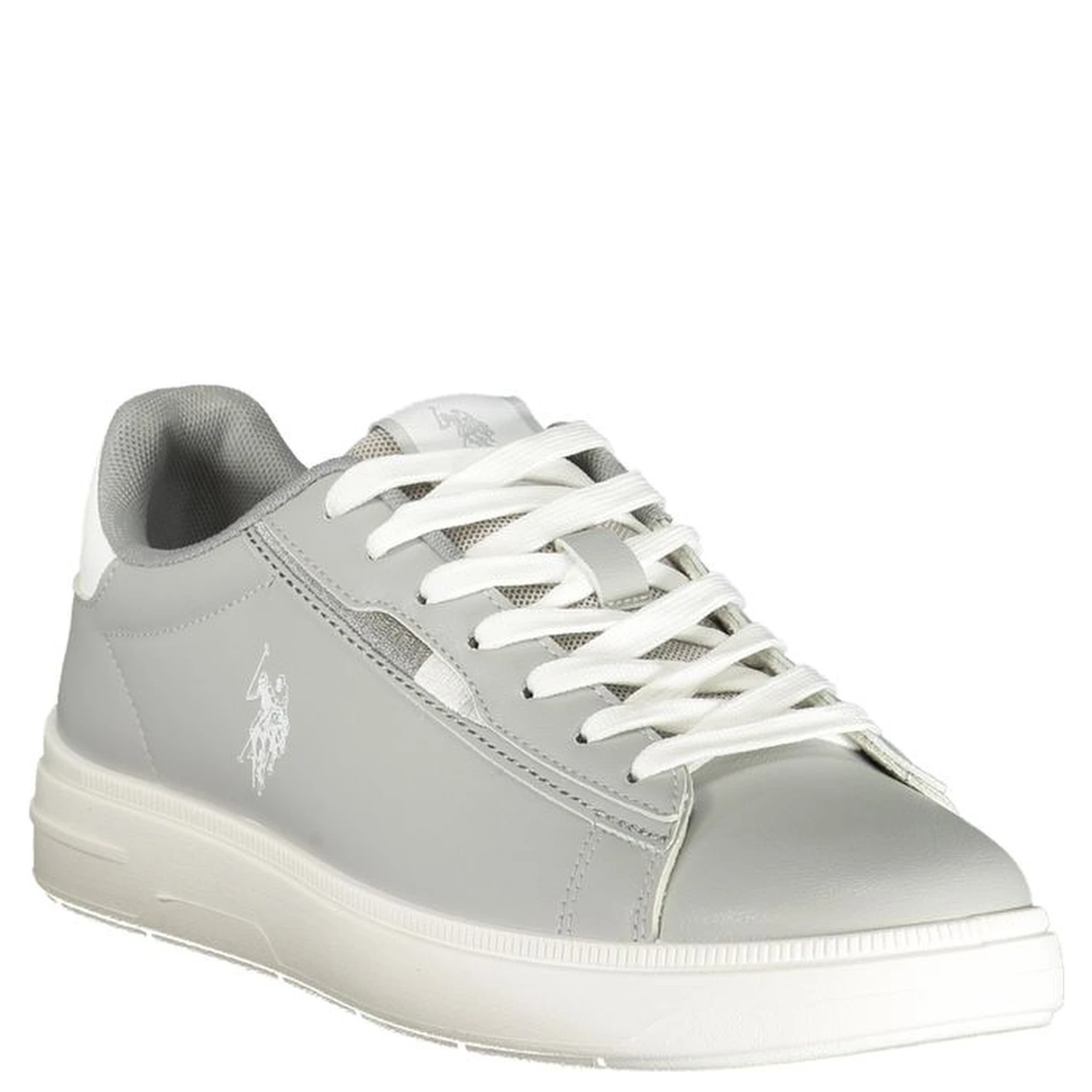 Gray Polyester Men's Sneaker