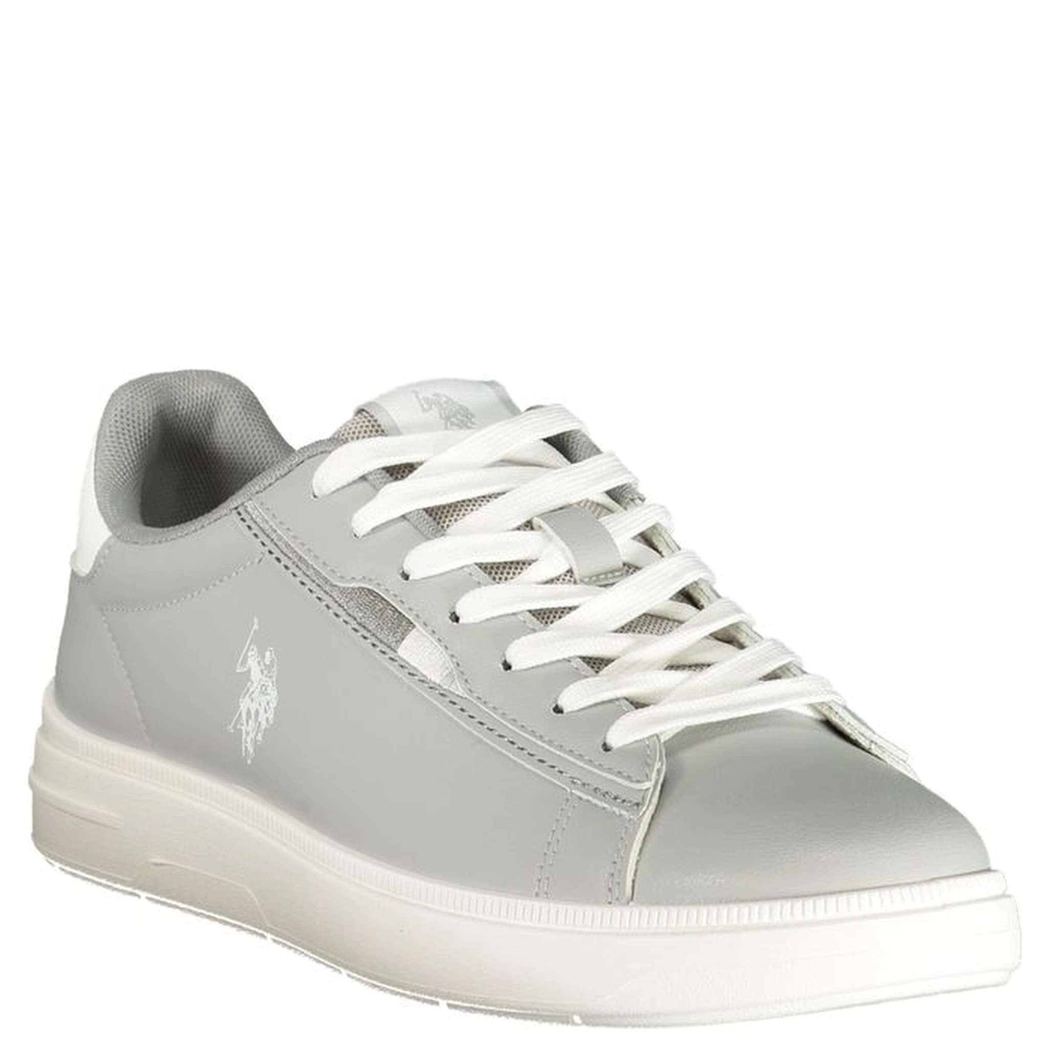 Gray Polyester Men's Sneaker