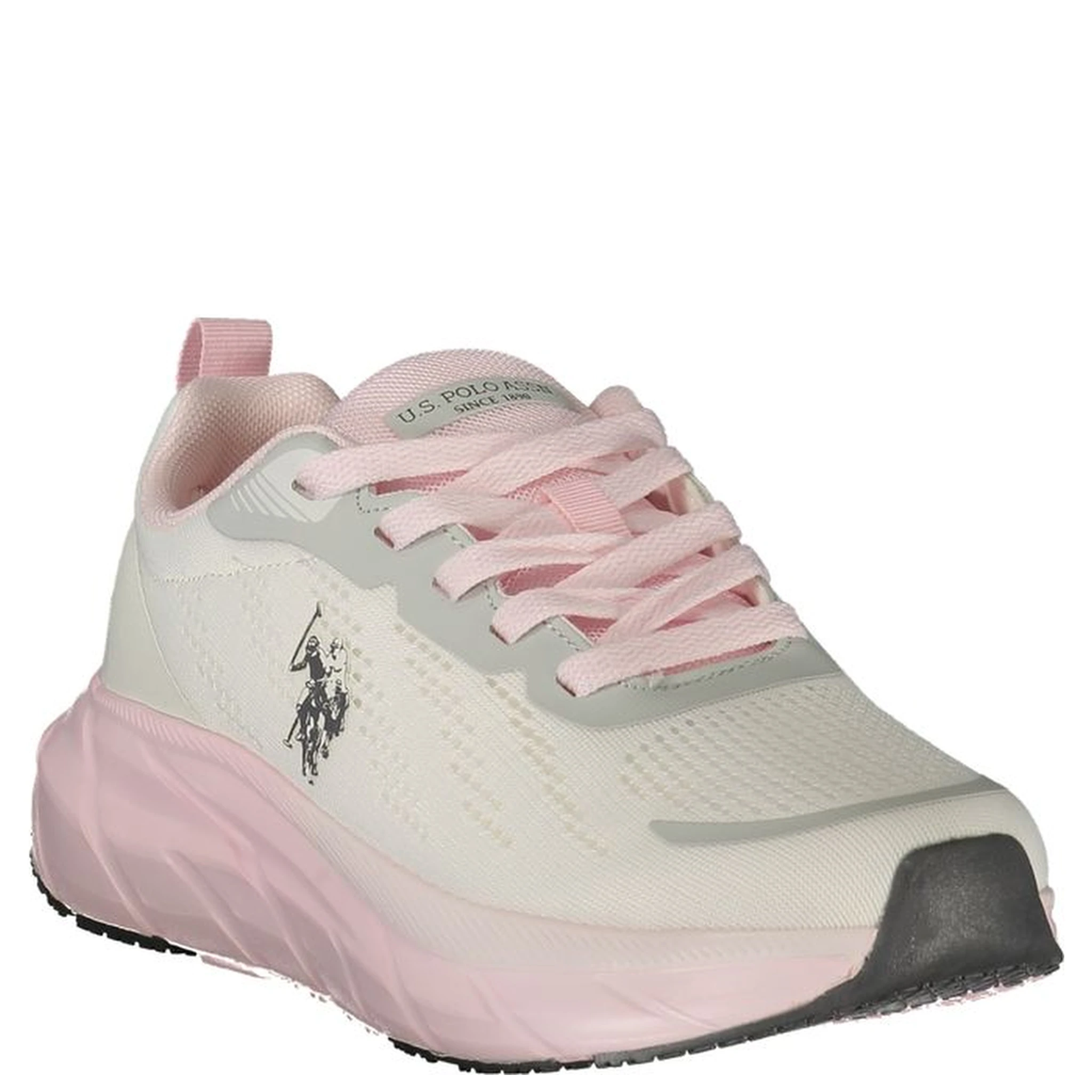 White Polyurethane Women's Sneaker