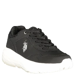 Black Polyurethane Women's Sneaker