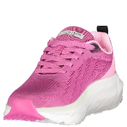 Pink Polyurethane Women Sneaker