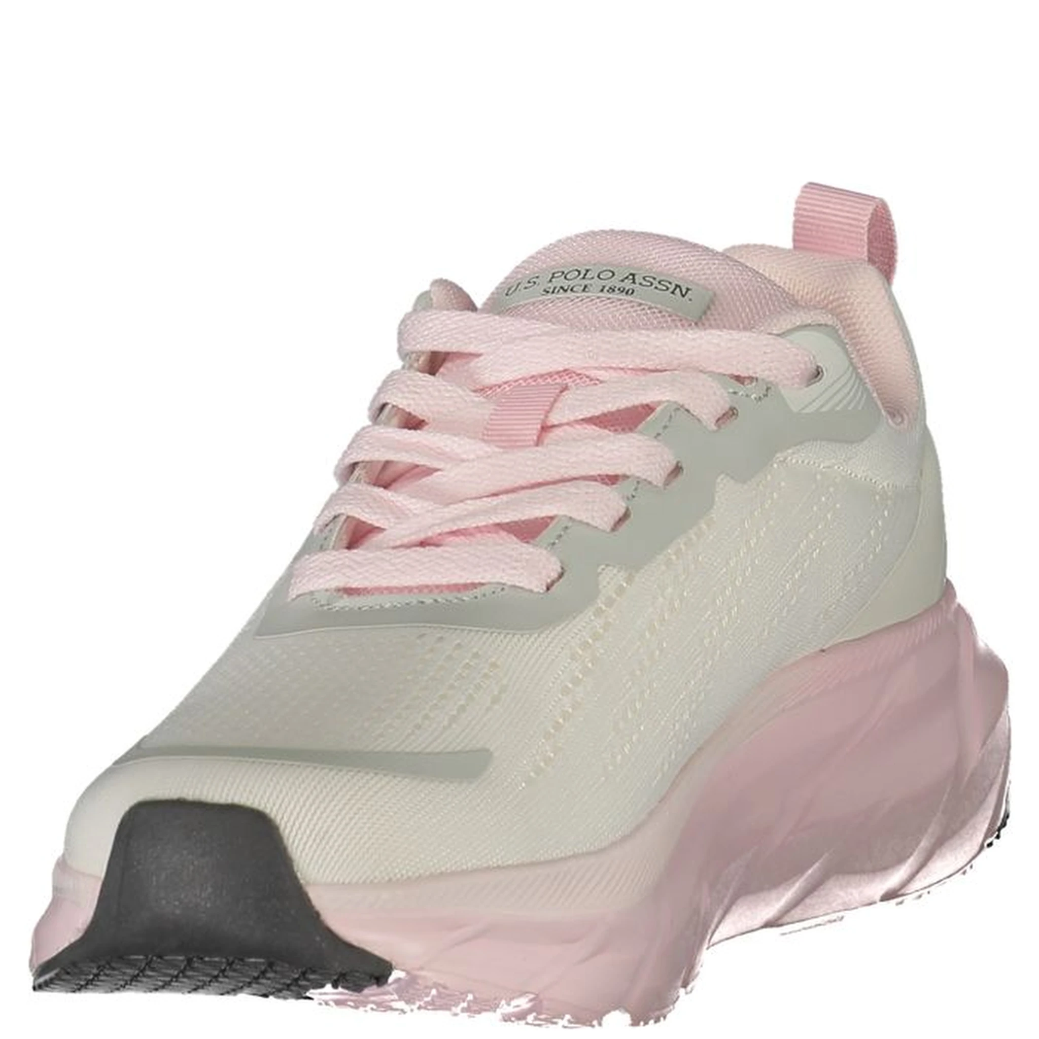 White Polyurethane Women's Sneaker
