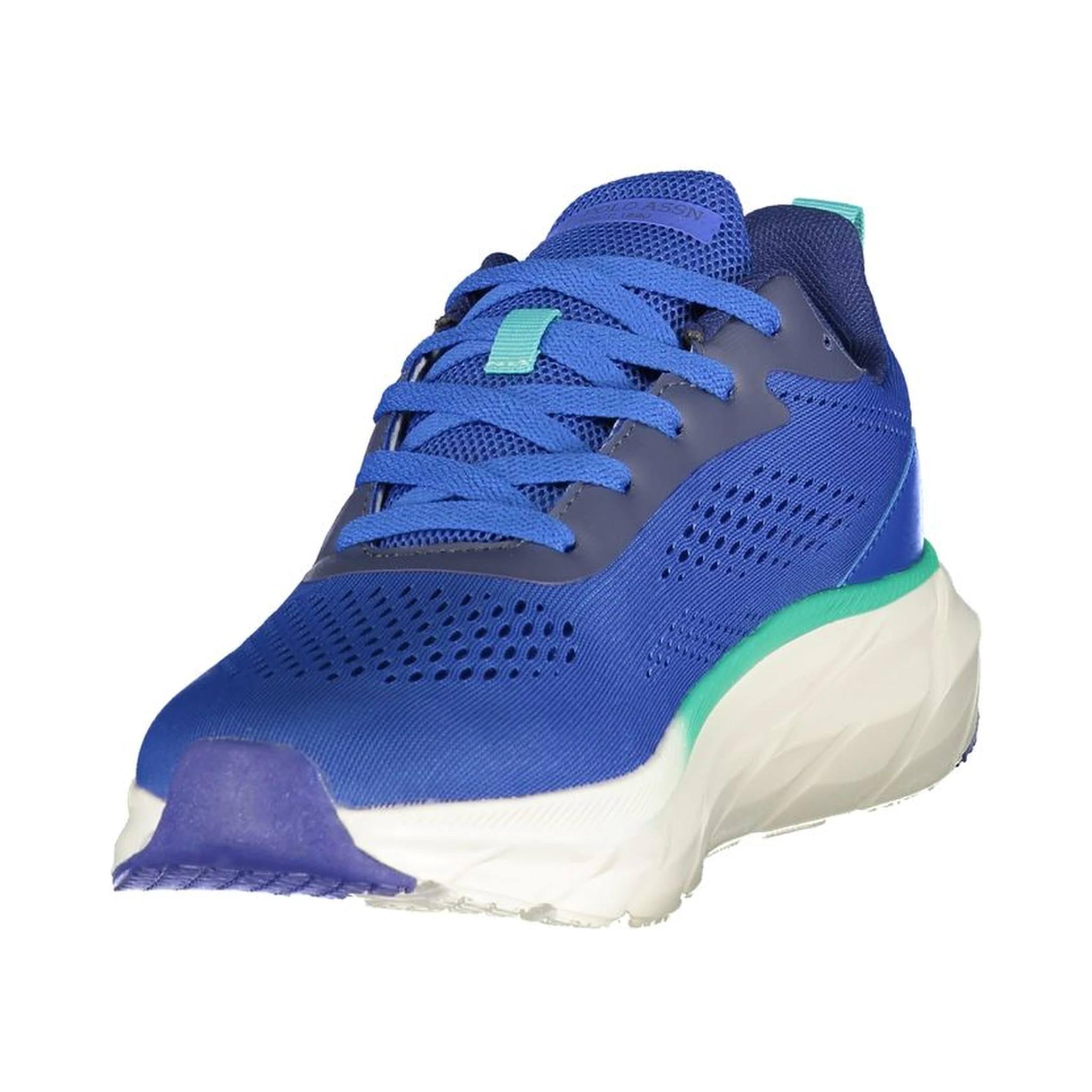 Blue Polyurethane Men's Sneaker