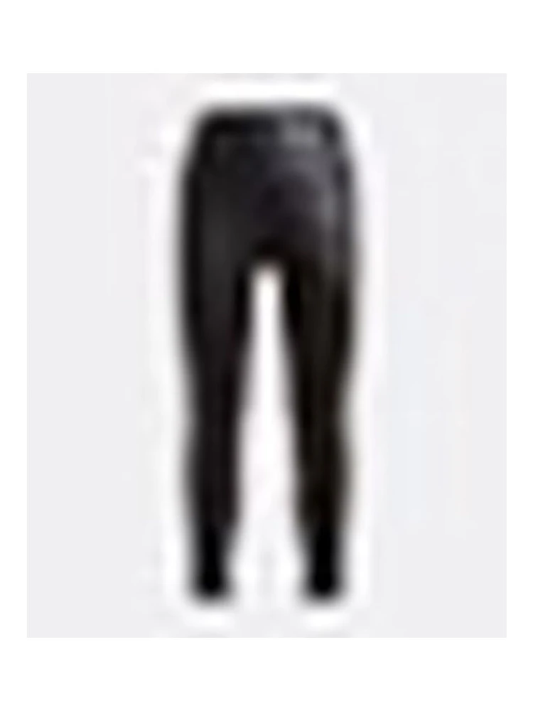 Black Viscose Casual Pants