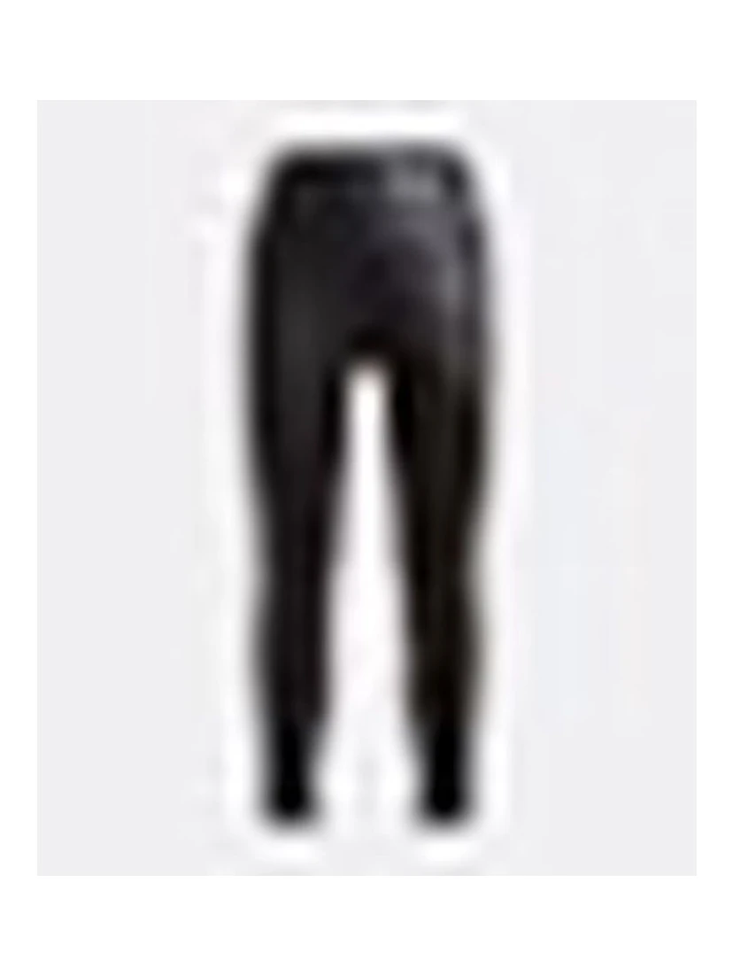 Black Viscose Casual Pants