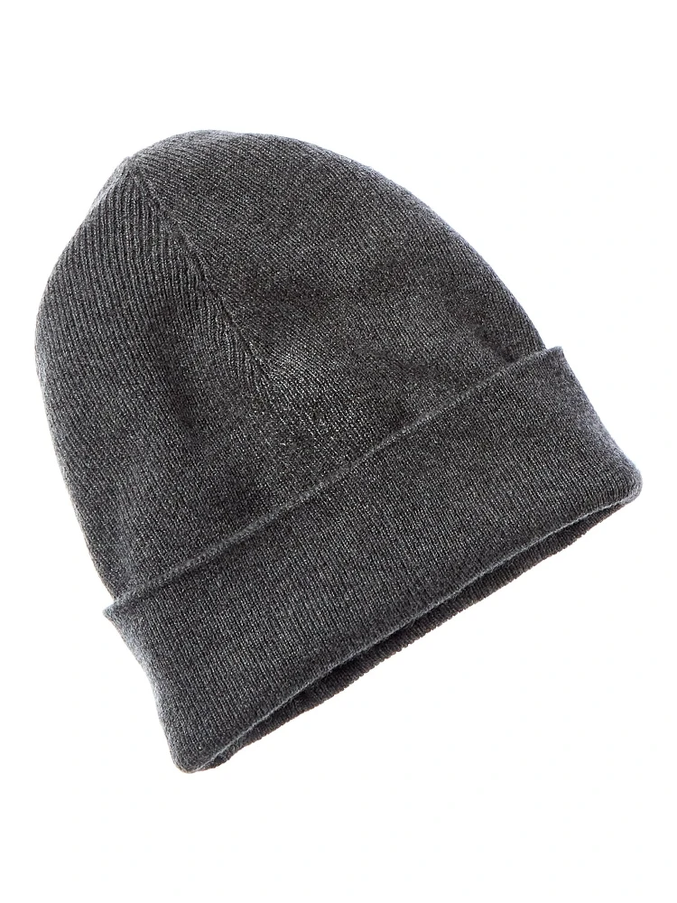 Bicolor Cashmere Beanie
