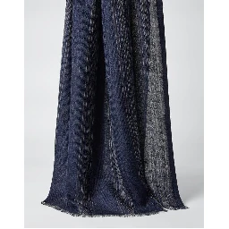 Blue Silk Scarf