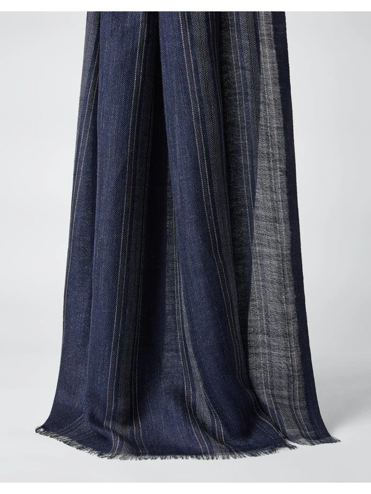 Blue Silk Scarf