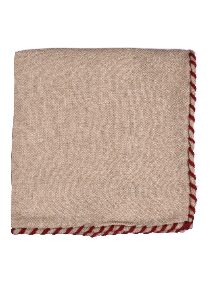 Multicolor Wool Pocket Square