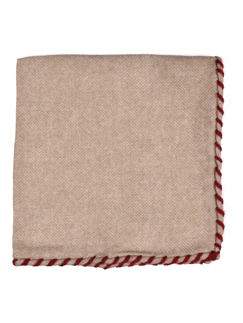 Multicolor Wool Pocket Square