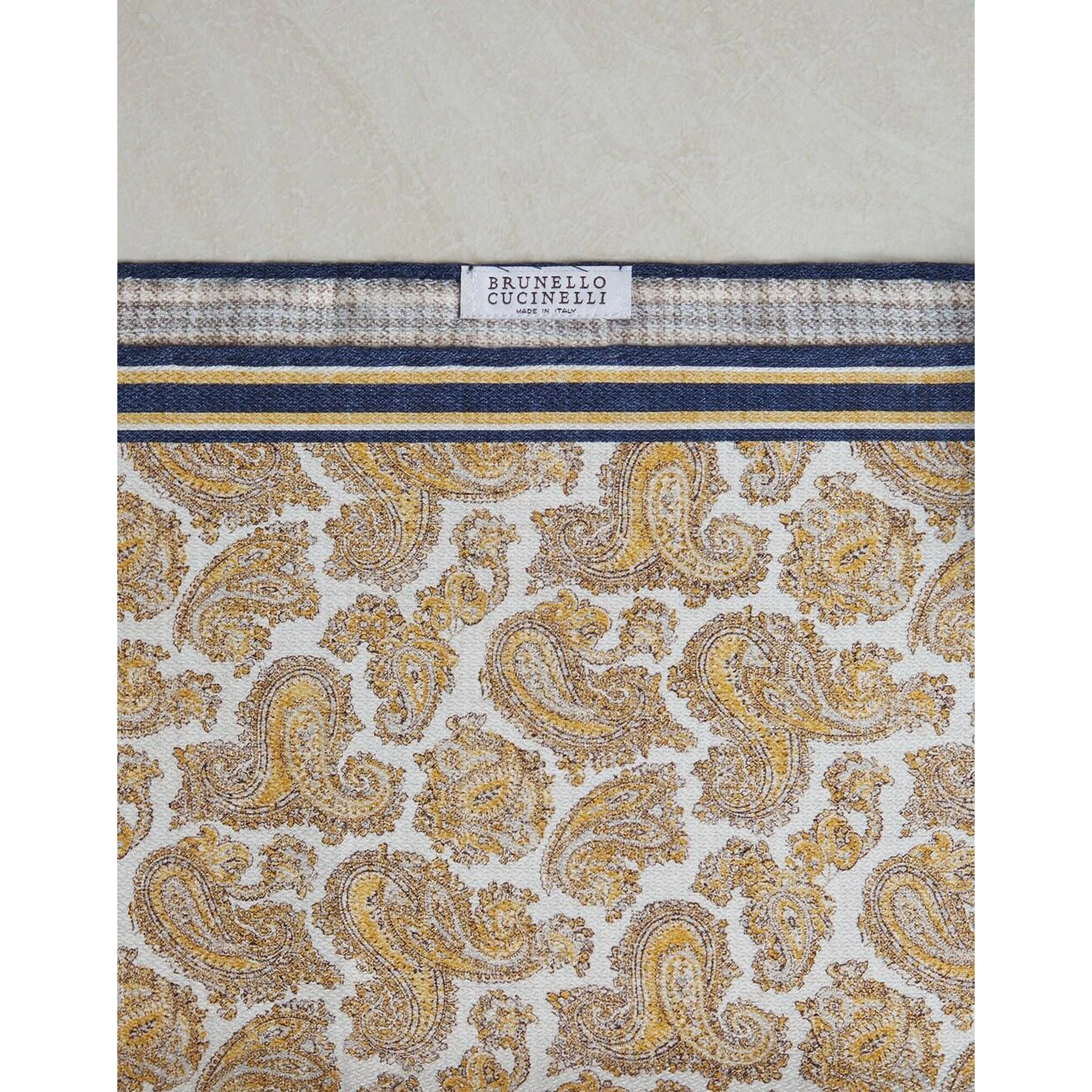 Yellow Silk Pocket Square