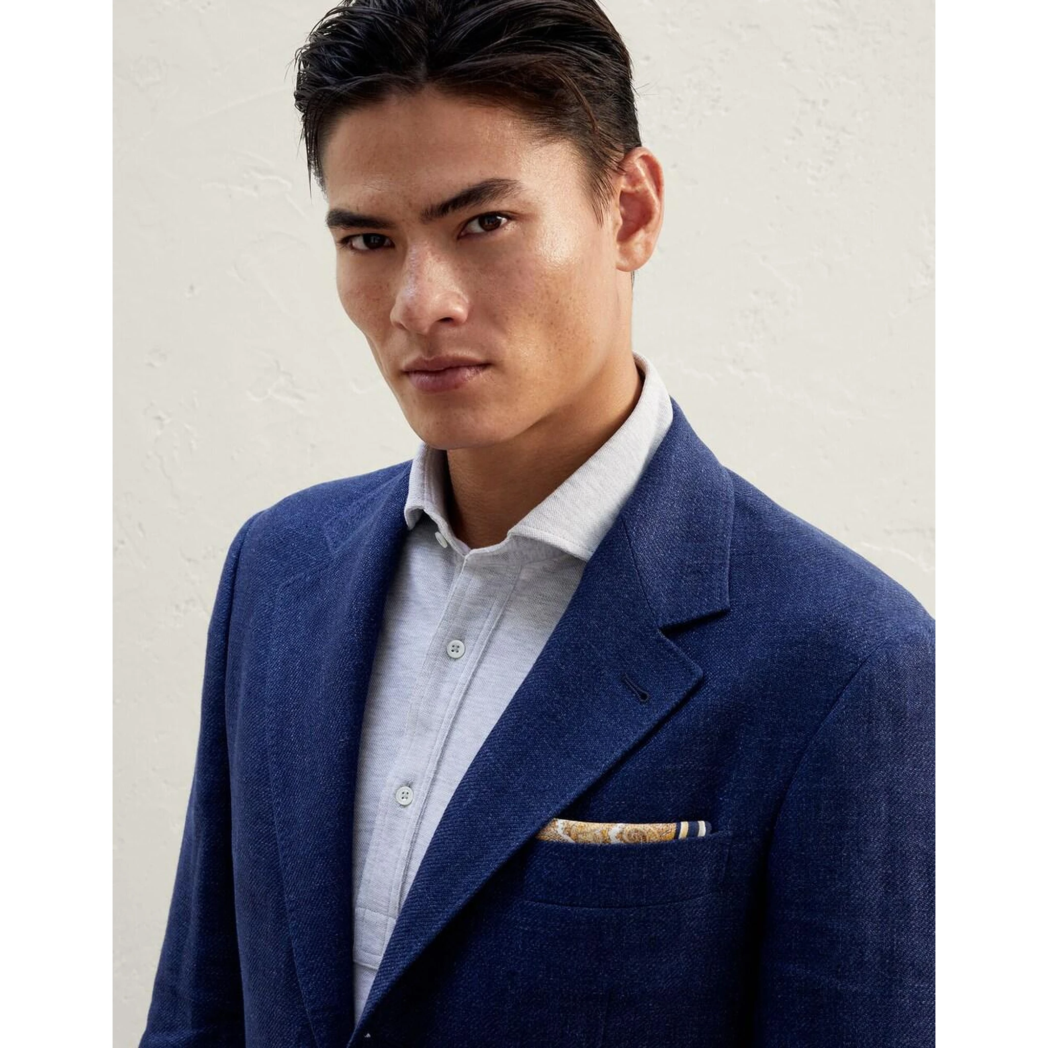 Yellow Silk Pocket Square