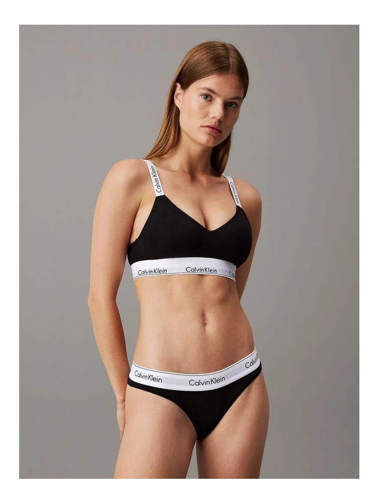 Black Cotton Bra