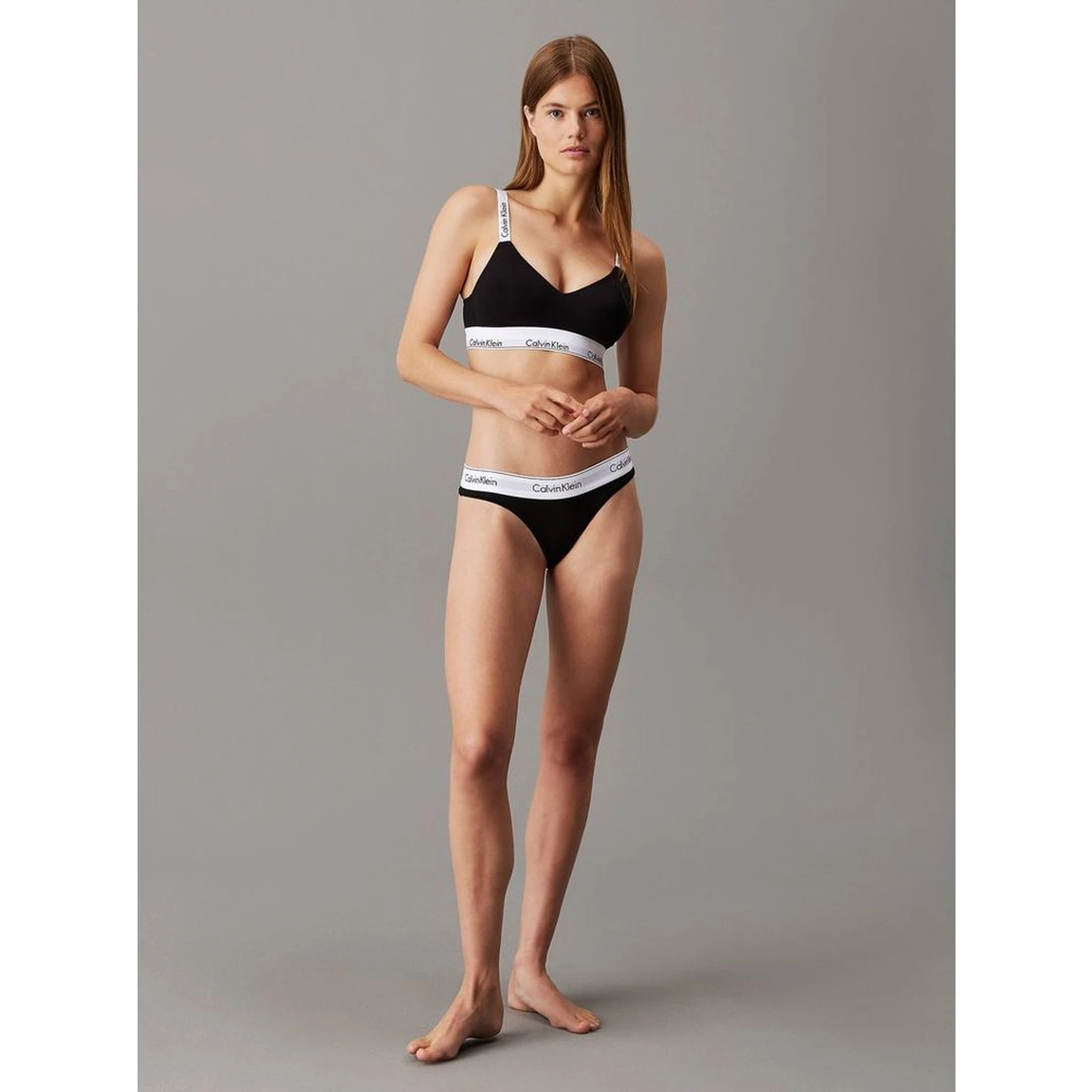Black Cotton Bra
