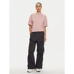 Black Cotton Cargo Pants