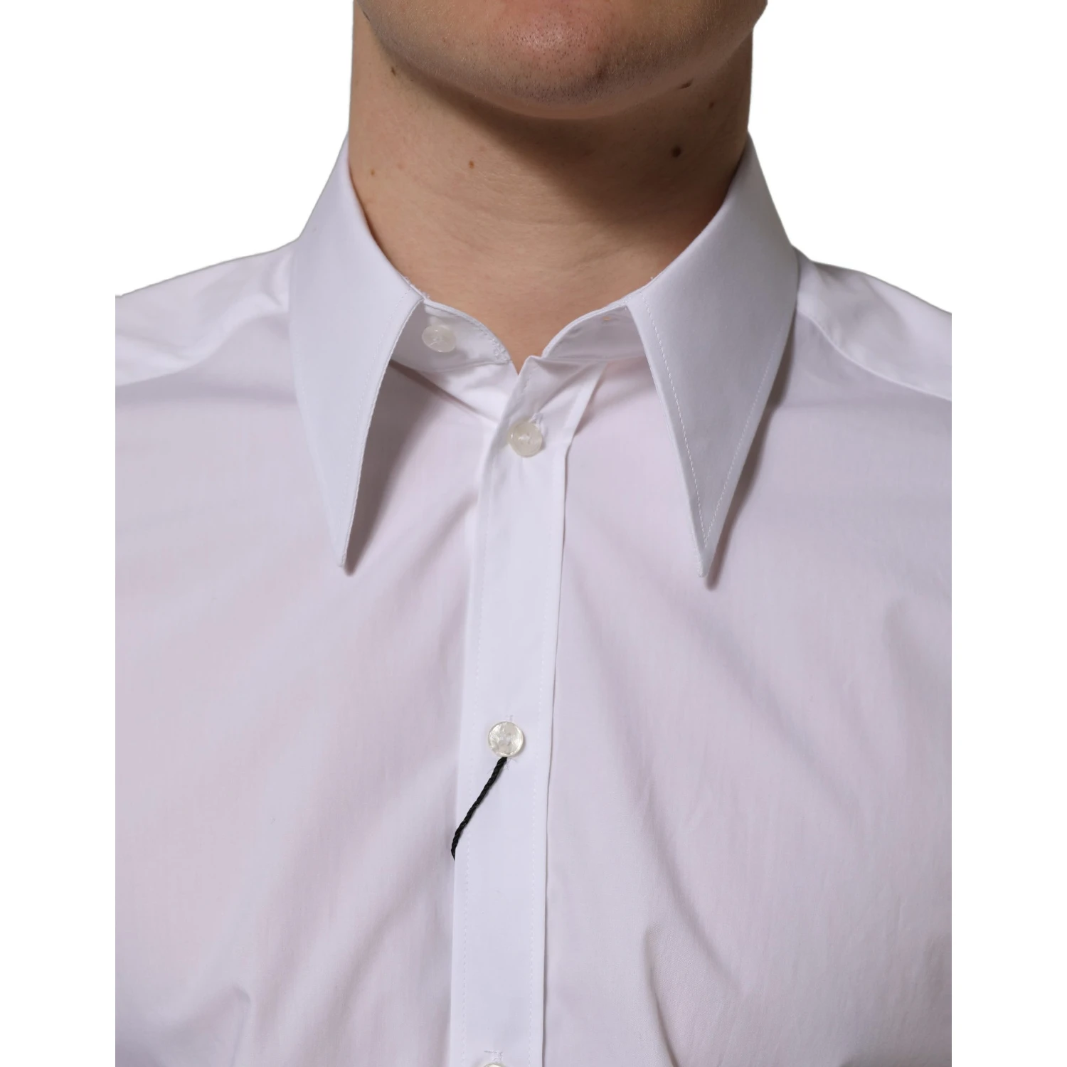 White MARTINI Long Sleeves Men Dress Shirt