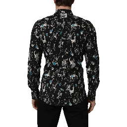 Black Jazz Club Cotton GOLD Fit Dress Shirt