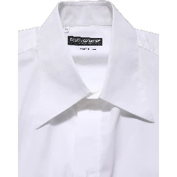 White Cotton Sleeveless Formal Dress Shirt