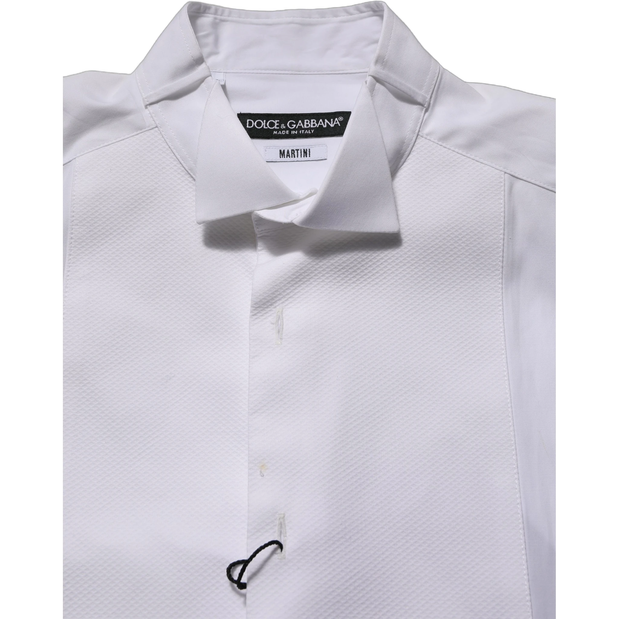 White Cotton MARTINI Sleeveless Men Dress Shirt