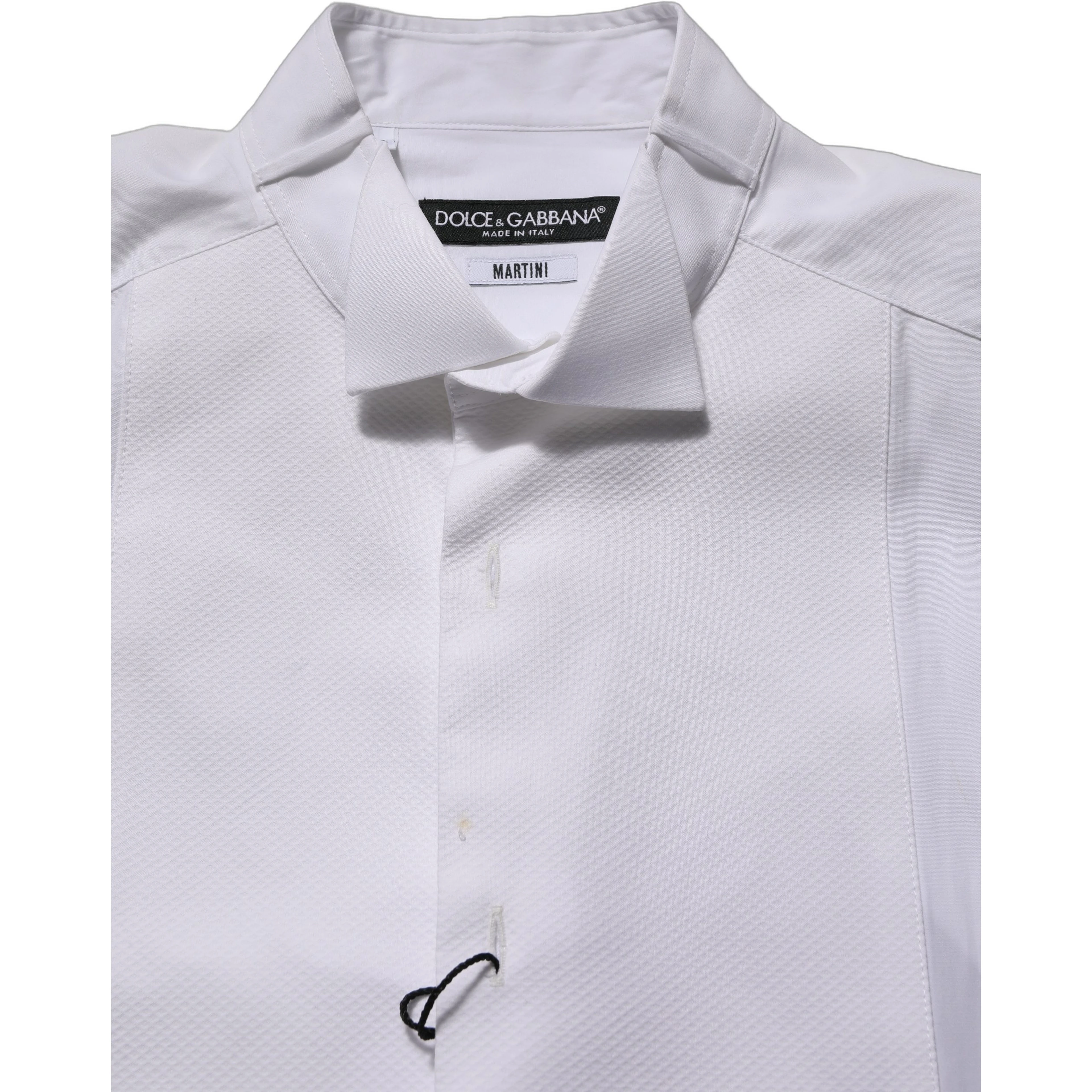 White Cotton MARTINI Sleeveless Men Dress Shirt
