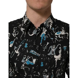 Black Jazz Club Cotton GOLD Fit Dress Shirt