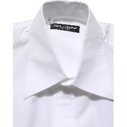 White Cotton Sleeveless Formal Dress Shirt
