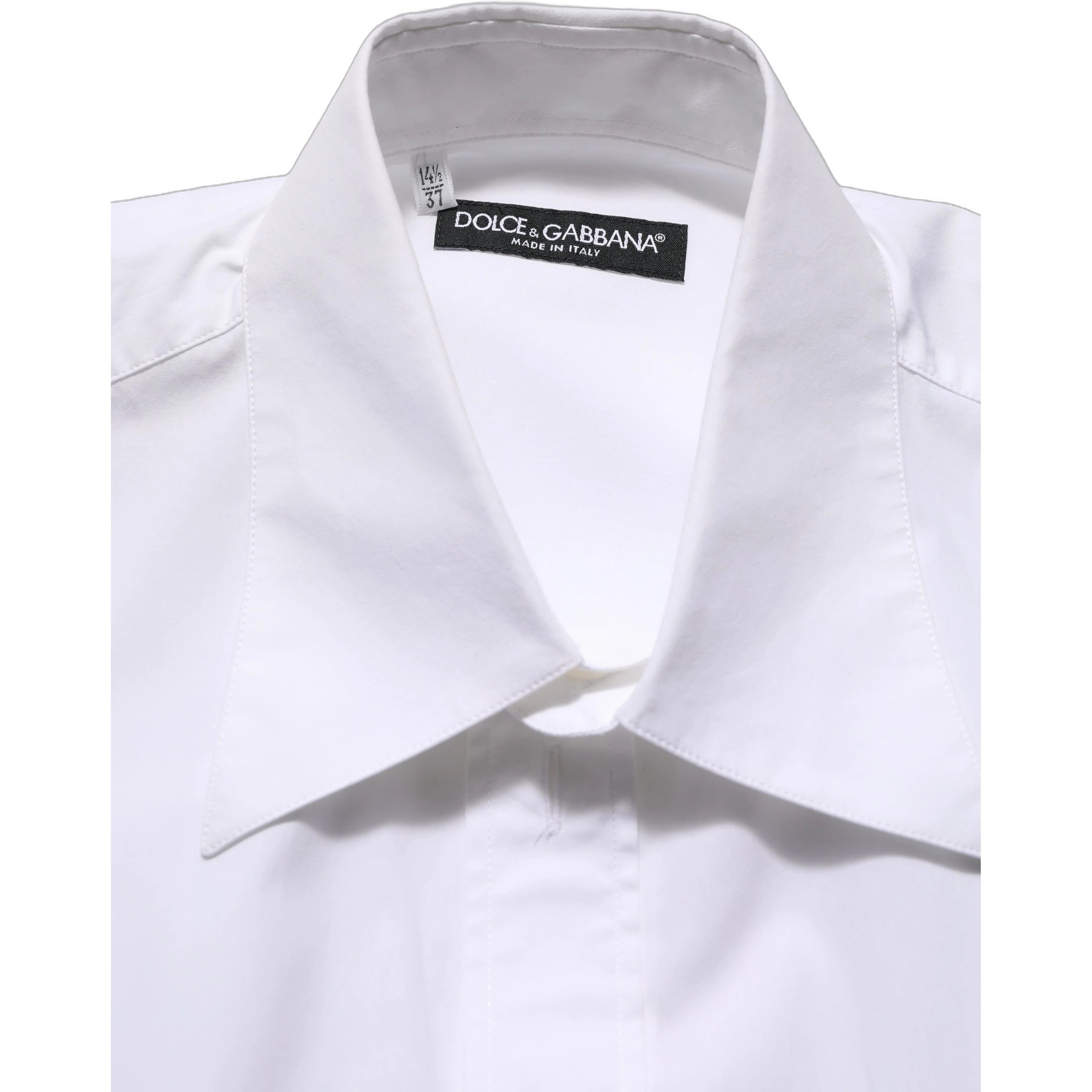 White Cotton Sleeveless Formal Dress Shirt