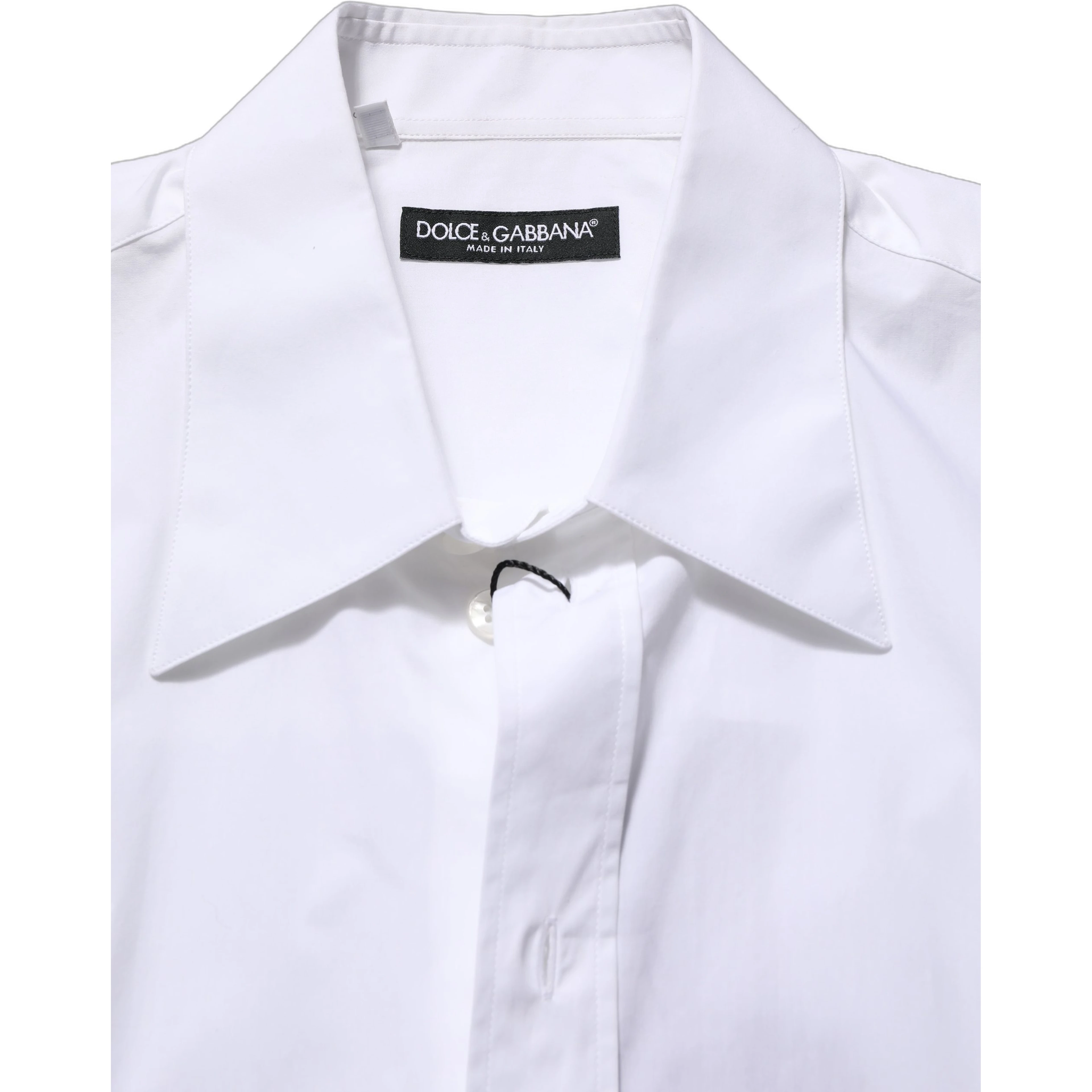 White Cotton Sleeveless Formal Dress Shirt