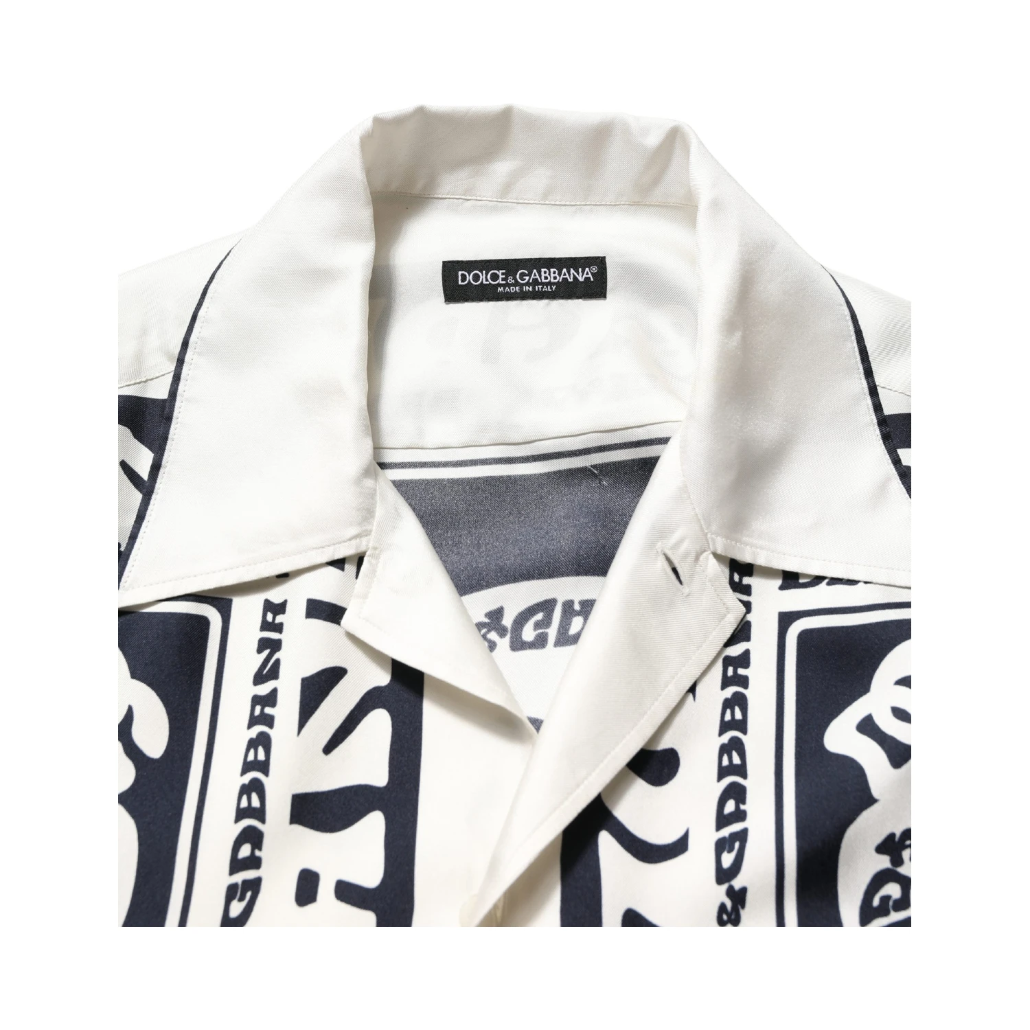 Black White Logo Bandana Short Sleeves Shirt
