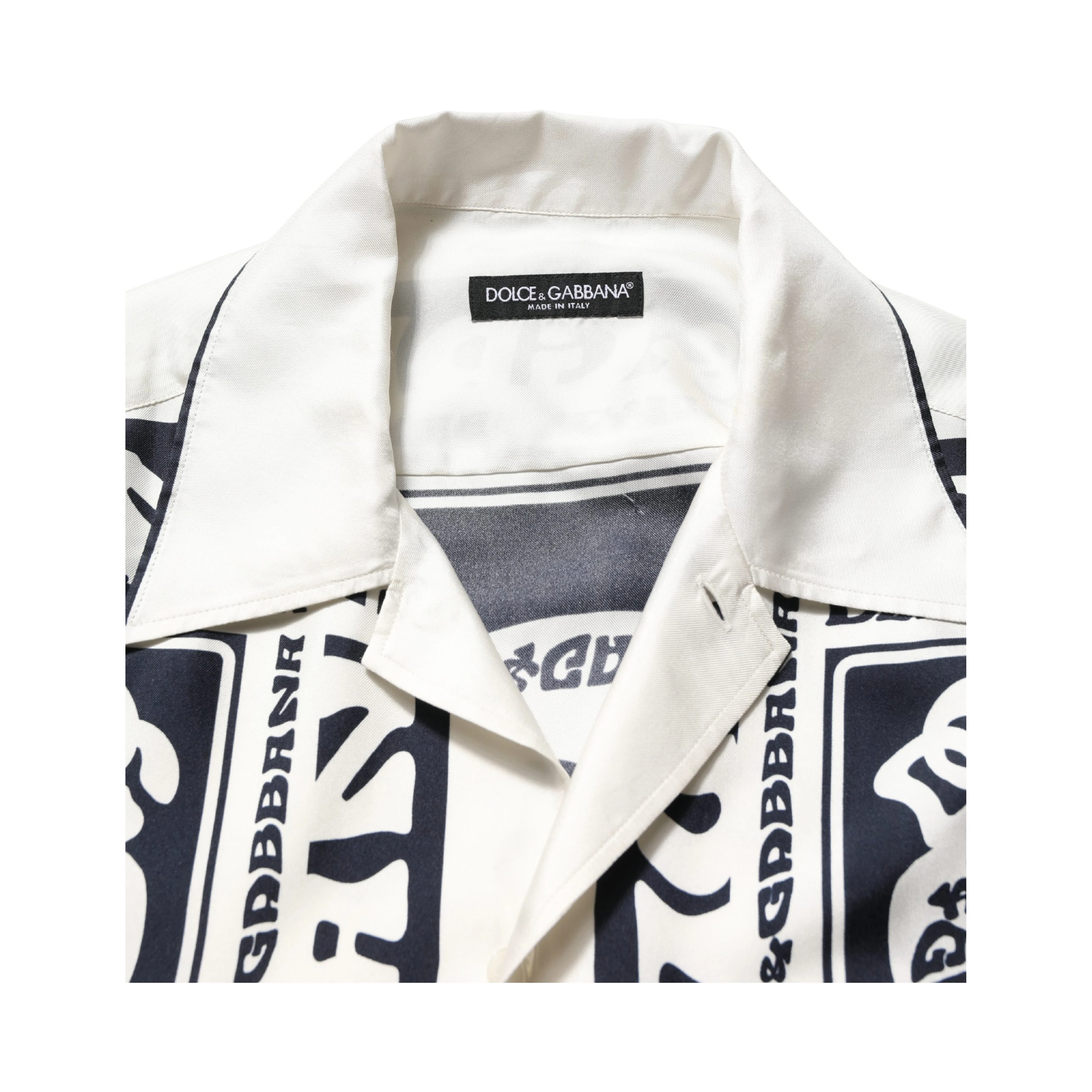 Black White Logo Bandana Short Sleeves Shirt