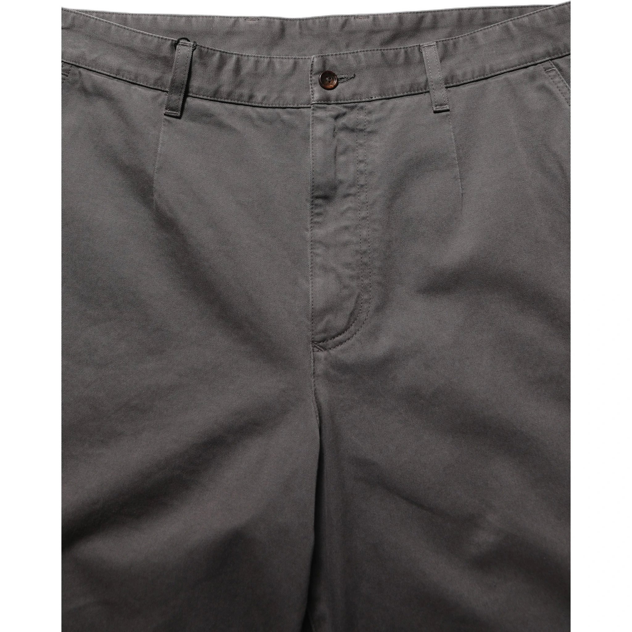 Dark Gray MidWaist Straight Men Trouser Pants
